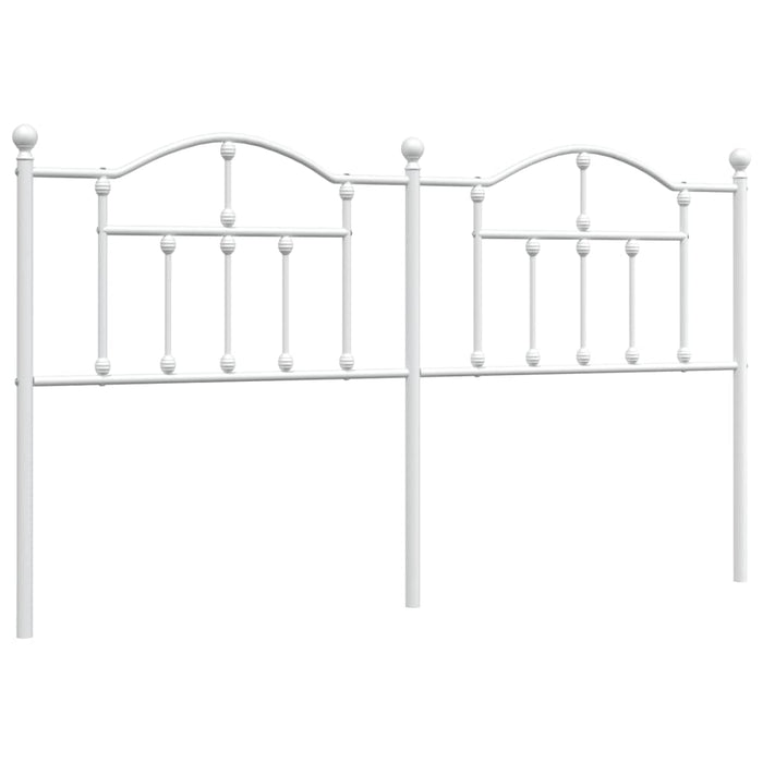 Tăblie de pat de schimb metalică, alb, 180 cm WALTI