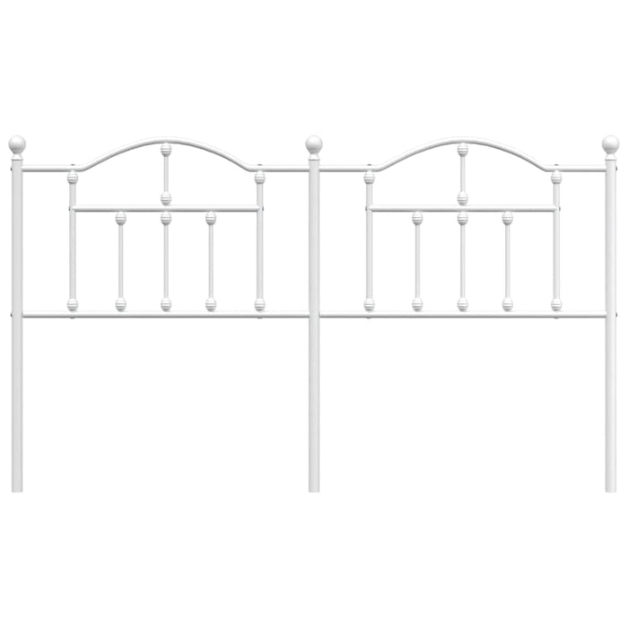 Tăblie de pat de schimb metalică, alb, 180 cm WALTI