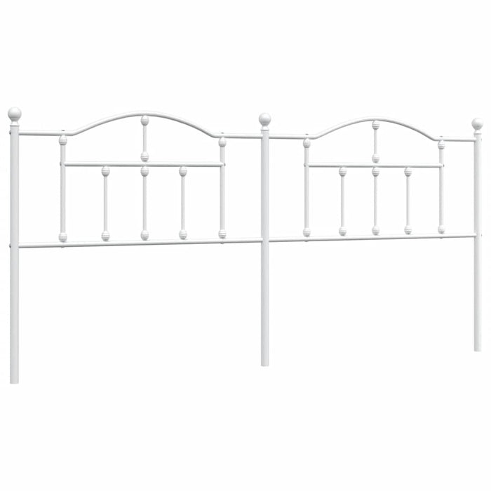 Tăblie de pat de schimb metalică, alb, 193 cm WALTI