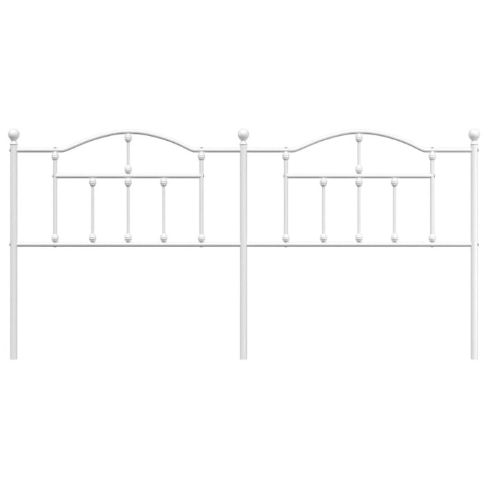 Tăblie de pat de schimb metalică, alb, 200 cm WALTI