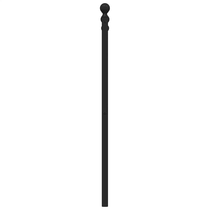 Tăblie de pat de schimb metalică, negru, 90 cm WALTI