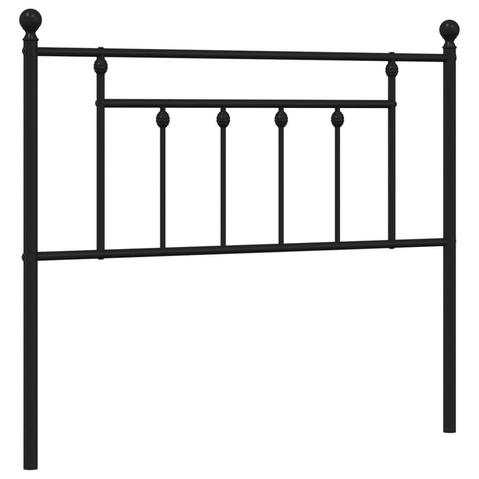Tăblie de pat de schimb metalică, negru, 107 cm WALTI