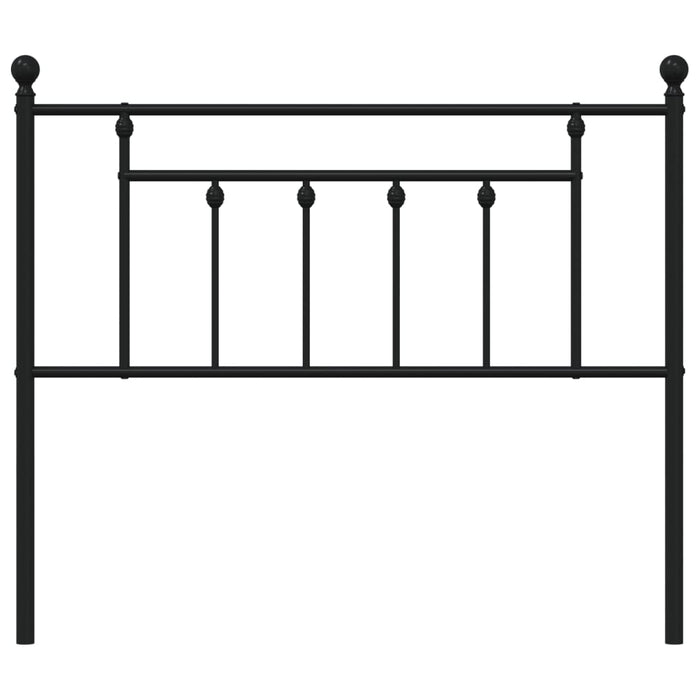 Tăblie de pat de schimb metalică, negru, 107 cm WALTI