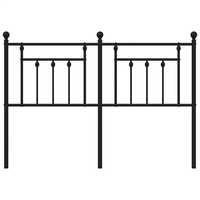 Tăblie de pat de schimb metalică, negru, 135 cm WALTI