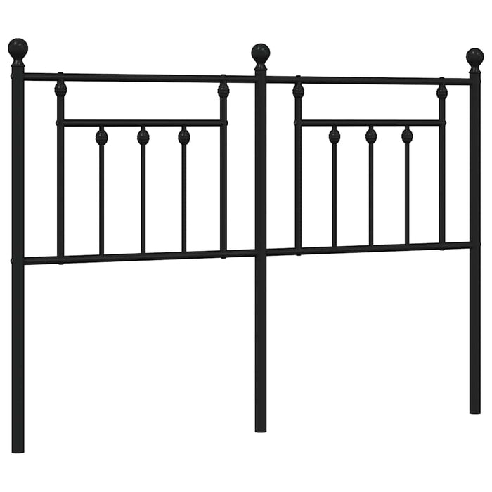 Tăblie de pat de schimb metalică, negru, 140 cm - WALTI WALTI