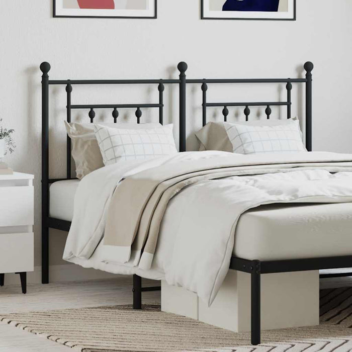 Tăblie de pat de schimb metalică, negru, 140 cm - WALTI WALTI