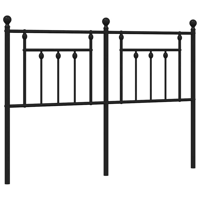Tăblie de pat de schimb metalică, negru, 150 cm WALTI