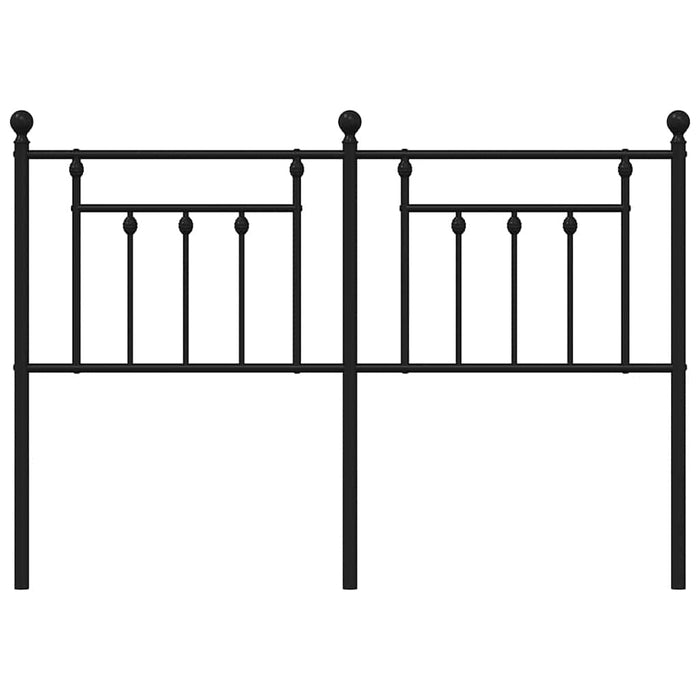 Tăblie de pat de schimb metalică, negru, 150 cm WALTI