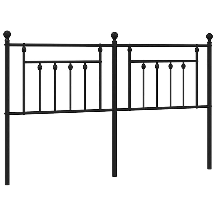 Tăblie de pat de schimb metalică, negru, 160 cm WALTI
