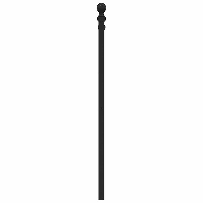 Tăblie de pat de schimb metalică, negru, 180 cm WALTI