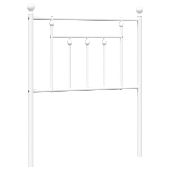 Tăblie de pat de schimb metalică, alb, 75 cm WALTI