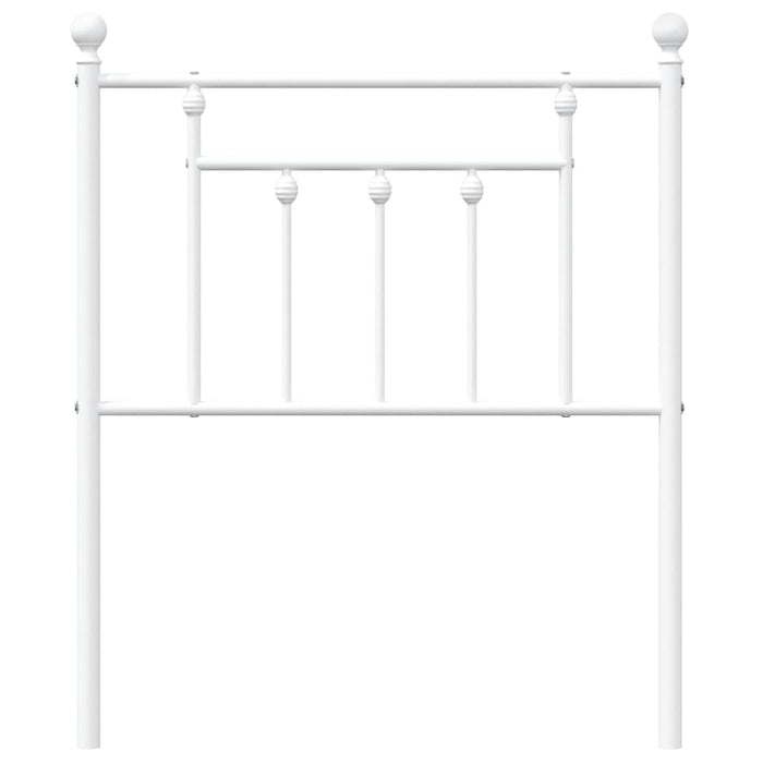 Tăblie de pat de schimb metalică, alb, 75 cm WALTI