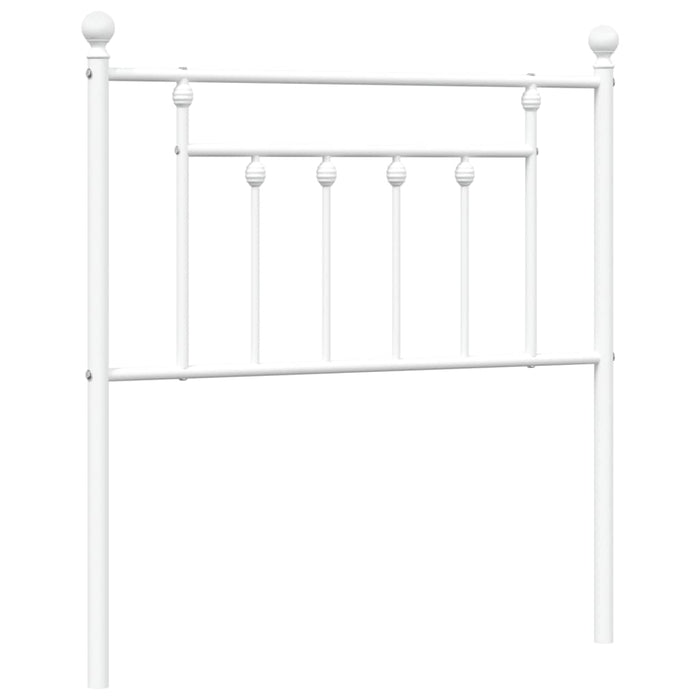 Tăblie de pat de schimb metalică, alb, 80 cm WALTI