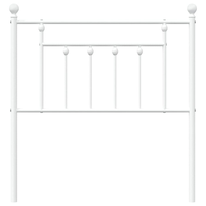 Tăblie de pat de schimb metalică, alb, 80 cm WALTI