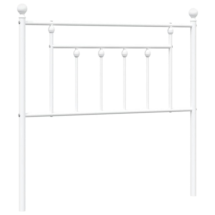 Tăblie de pat de schimb metalică, alb, 90 cm WALTI