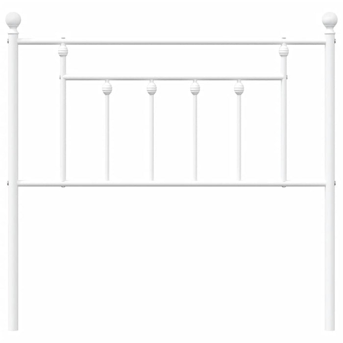 Tăblie de pat de schimb metalică, alb, 90 cm WALTI
