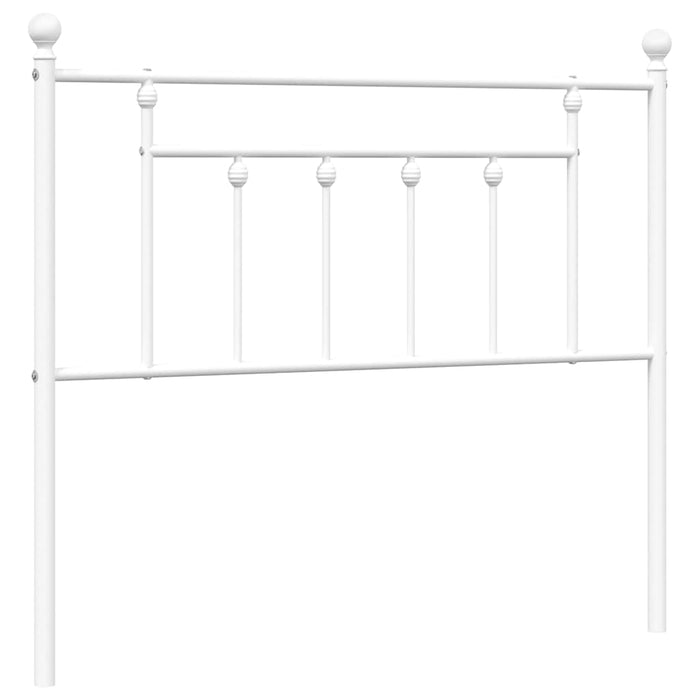 Tăblie de pat de schimb metalică, alb, 100 cm WALTI