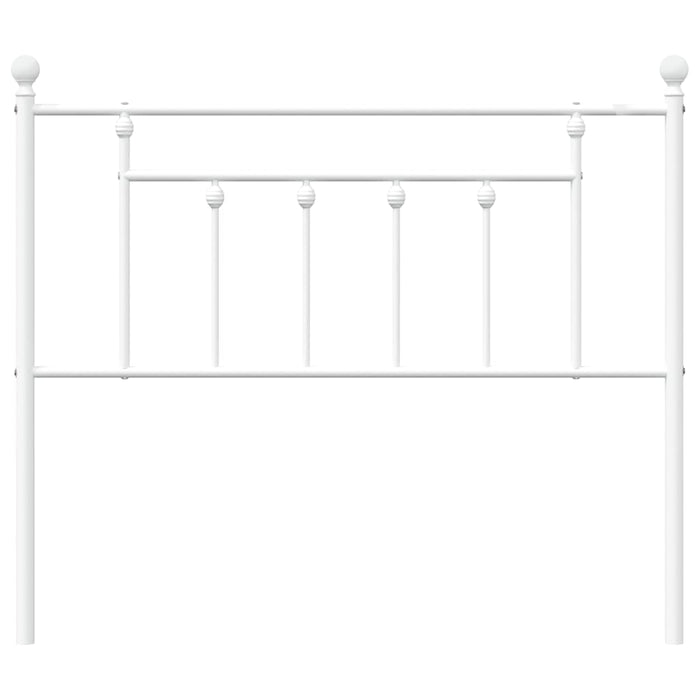 Tăblie de pat de schimb metalică, alb, 100 cm WALTI