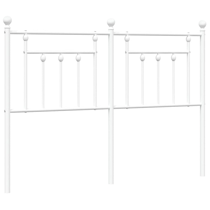 Tăblie de pat de schimb metalică, alb, 135 cm WALTI