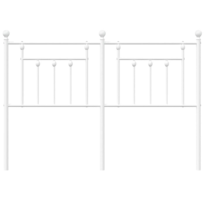 Tăblie de pat de schimb metalică, alb, 135 cm WALTI