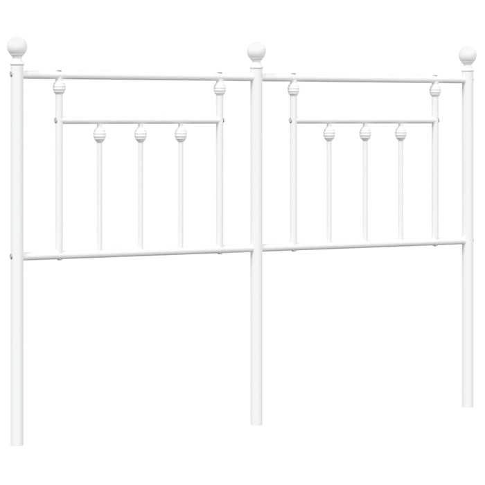 Tăblie de pat de schimb metalică, alb, 140 cm WALTI