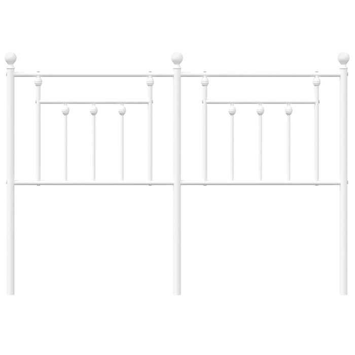 Tăblie de pat de schimb metalică, alb, 140 cm WALTI