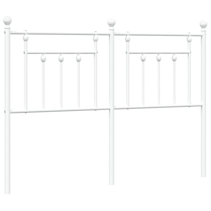 Tăblie de pat metalică, alb, 150 cm - WALTI WALTI