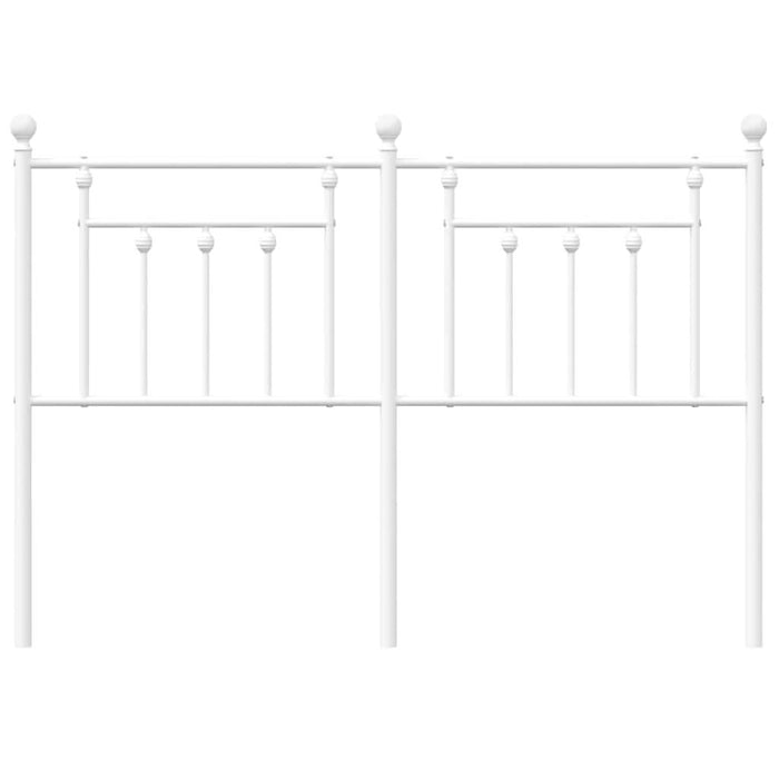 Tăblie de pat metalică, alb, 150 cm - WALTI WALTI
