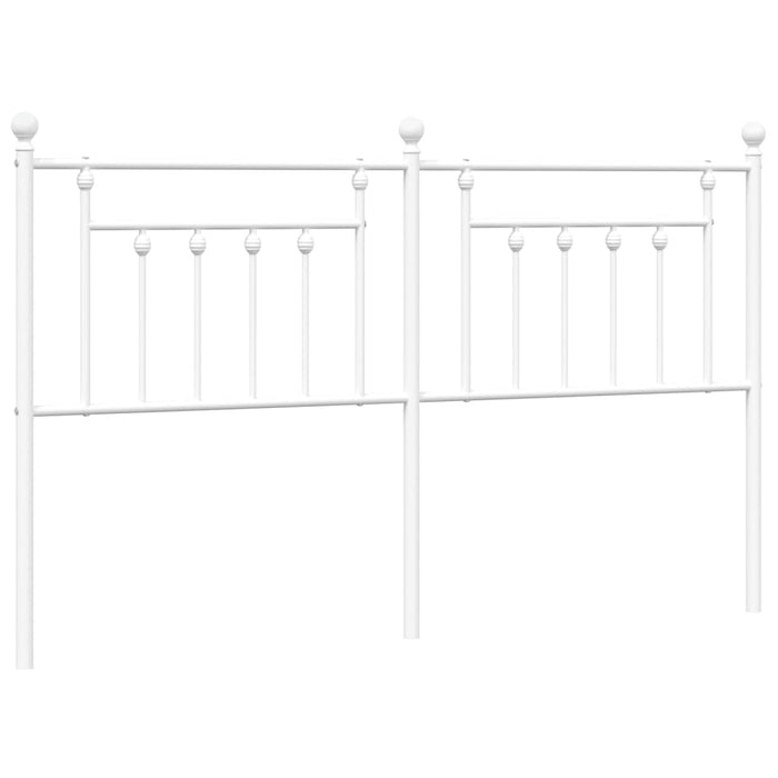 Tăblie de pat de schimb metalică, alb, 160 cm WALTI