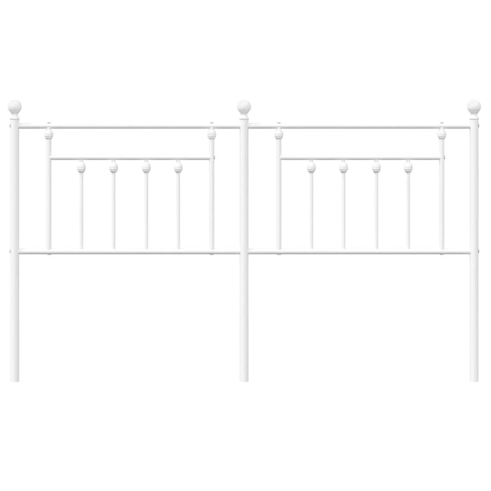 Tăblie de pat de schimb metalică, alb, 160 cm WALTI