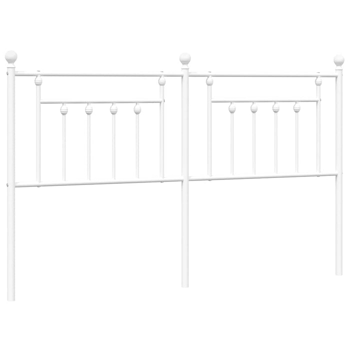 Tăblie de pat de schimb metalică, alb, 180 cm WALTI