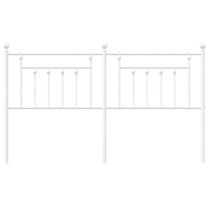 Tăblie de pat de schimb metalică, alb, 180 cm WALTI