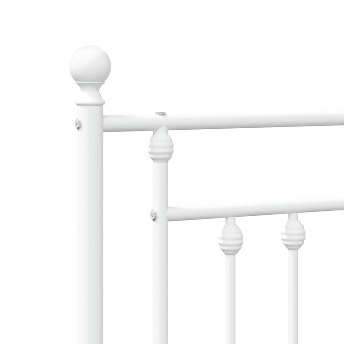 Tăblie de pat de schimb metalică, alb, 180 cm WALTI