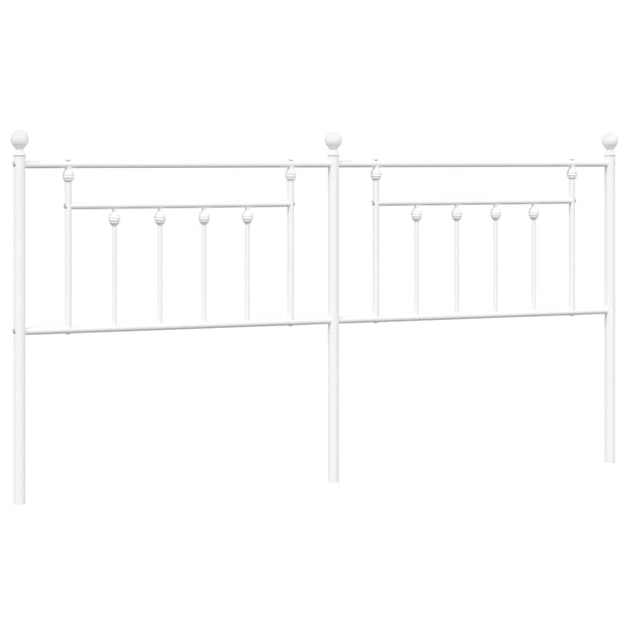 Tăblie de pat de schimb metalică, alb, 193 cm WALTI