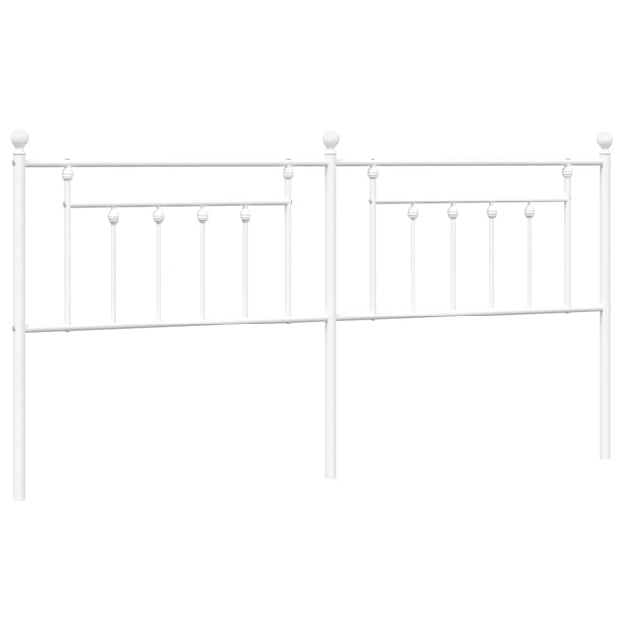 Tăblie de pat de schimb metalică, alb, 200 cm WALTI