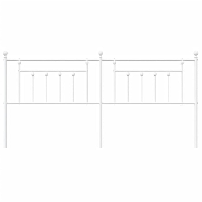 Tăblie de pat de schimb metalică, alb, 200 cm WALTI