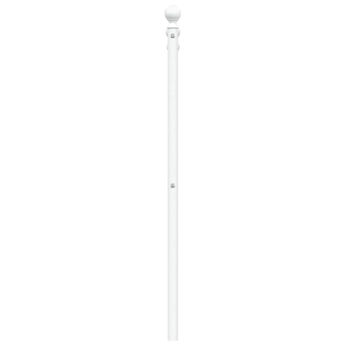 Tăblie de pat de schimb metalică, alb, 200 cm WALTI