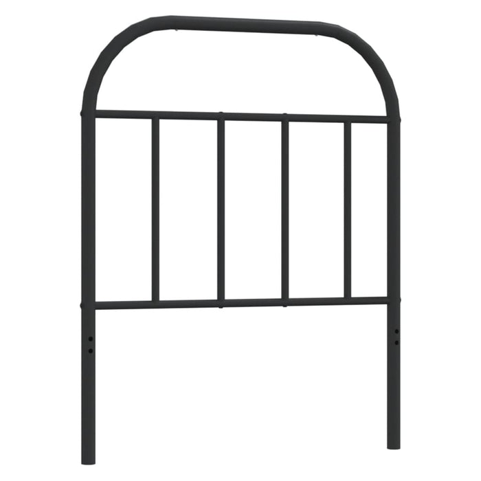 Tăblie de pat de schimb metalică, negru, 75 cm WALTI