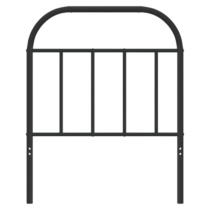 Tăblie de pat de schimb metalică, negru, 75 cm WALTI