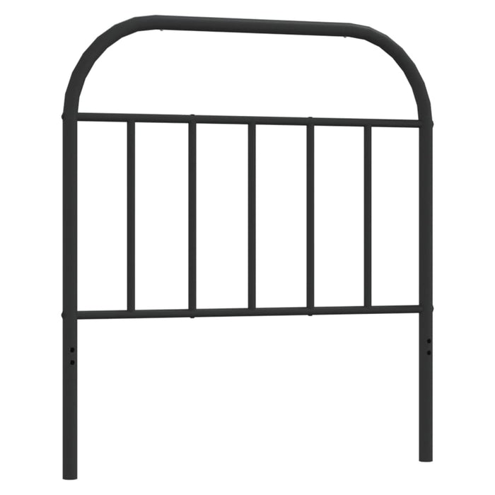 Tăblie de pat de schimb metalică, negru, 80 cm WALTI