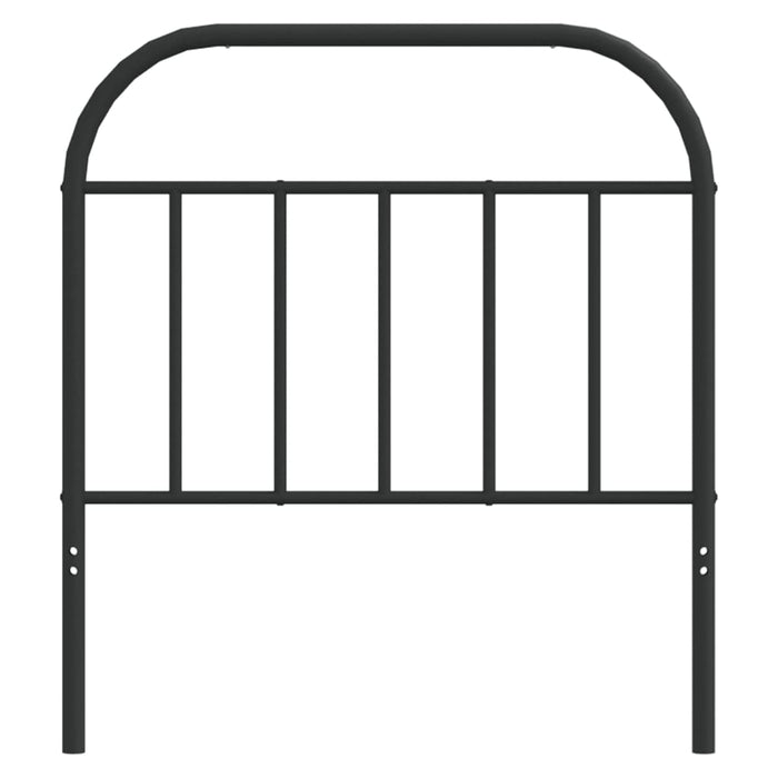 Tăblie de pat de schimb metalică, negru, 80 cm WALTI