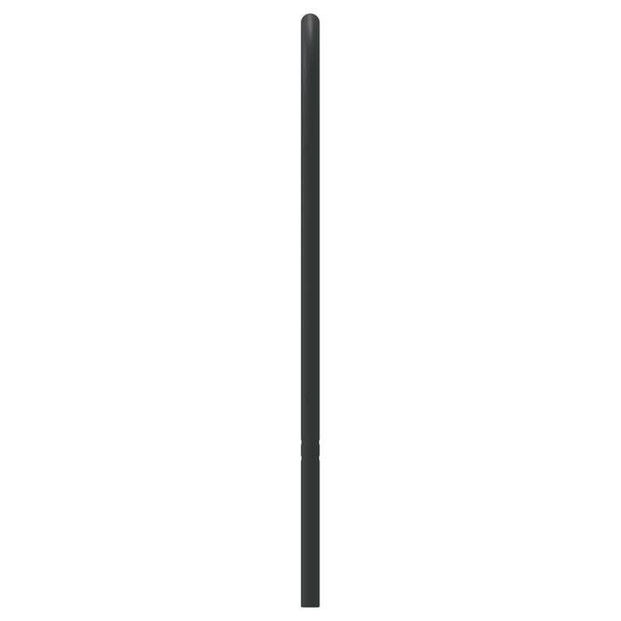 Tăblie de pat de schimb metalică, negru, 80 cm WALTI