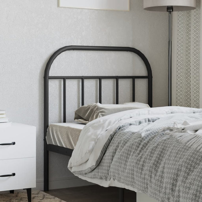 Tăblie de pat de schimb metalică, negru, 90 cm WALTI