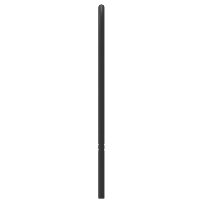 Tăblie de pat de schimb metalică, negru, 90 cm WALTI