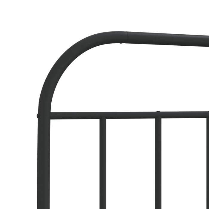 Tăblie de pat de schimb metalică, negru, 90 cm WALTI