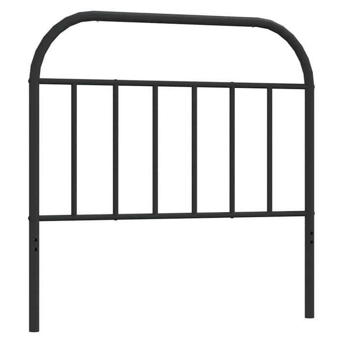 Tăblie de pat de schimb metalică, negru, 100 cm WALTI