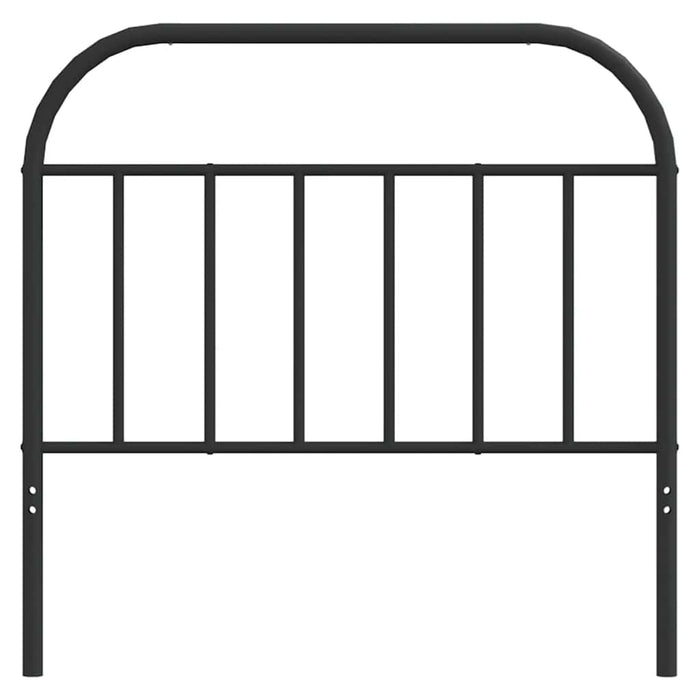 Tăblie de pat de schimb metalică, negru, 100 cm WALTI