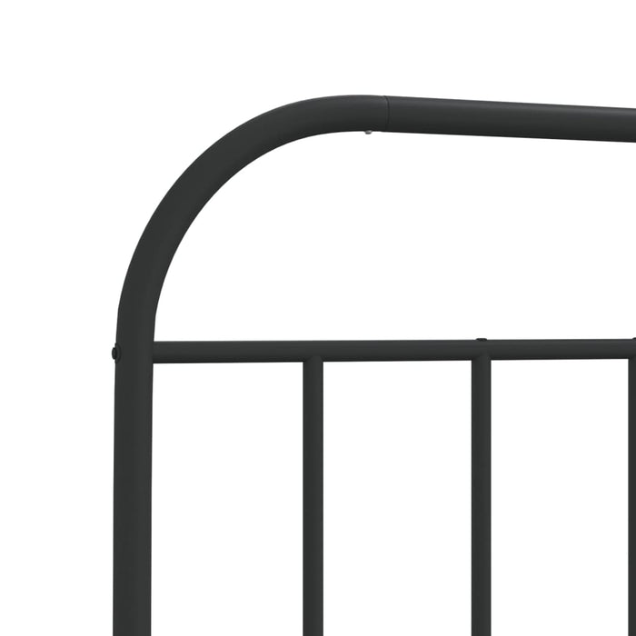 Tăblie de pat de schimb metalică, negru, 107 cm WALTI