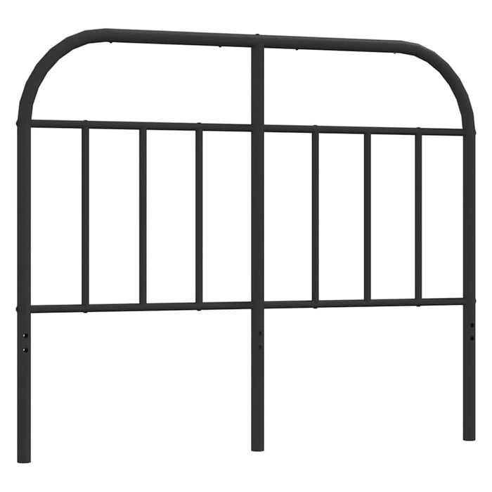 Tăblie de pat de schimb metalică, negru, 120 cm WALTI