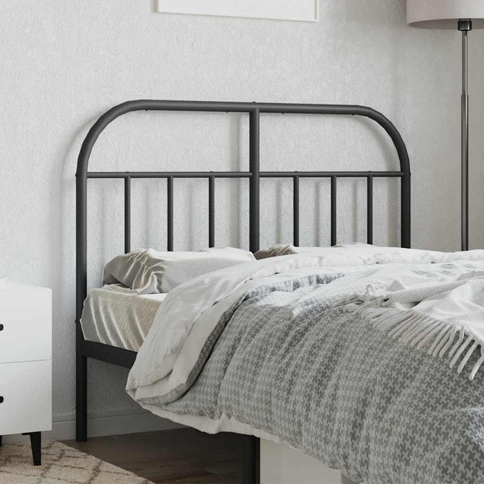 Tăblie de pat de schimb metalică, negru, 120 cm WALTI